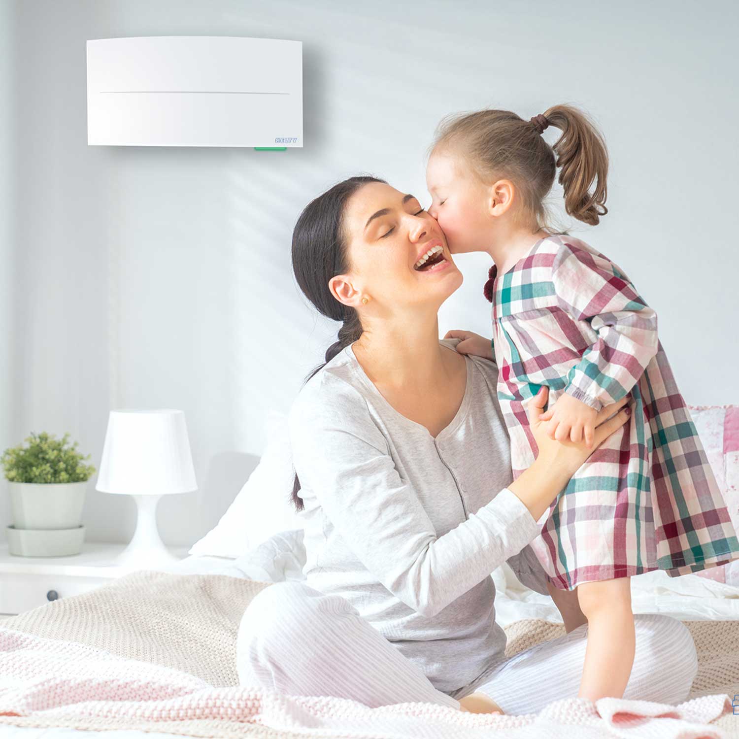 Recuperator de caldura Helty Flow Elite, Dublu Flux, Senzor CO2 si VOC, Randament 91%, Filtru F7+G4