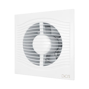 Ventilator baie SLIM 5C Super Silent, Clapeta antiretur, Motor Long Life 40000h, Debit 140mc/h, Ø125mm