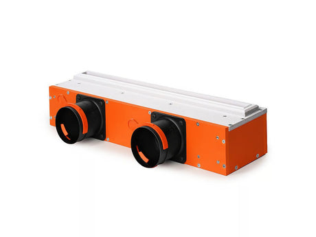 Grilă de ventilație încastrată în rigips Ergovent LINEO SINGLE 500, 75 mm