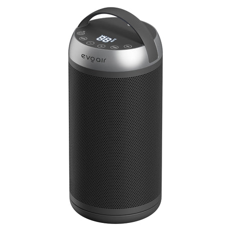 Aerotermă ceramică evoair Warmix 2000 Smart Black, Wi-Fi, Control Aplicație SmartLife, Încălzire Ceramică PTC, Mod ECO, Termostat Reglabil, Oscilație Automată, Timer 8h, Child Lock, Memorie Setări, Ecran Tactil, Negru
