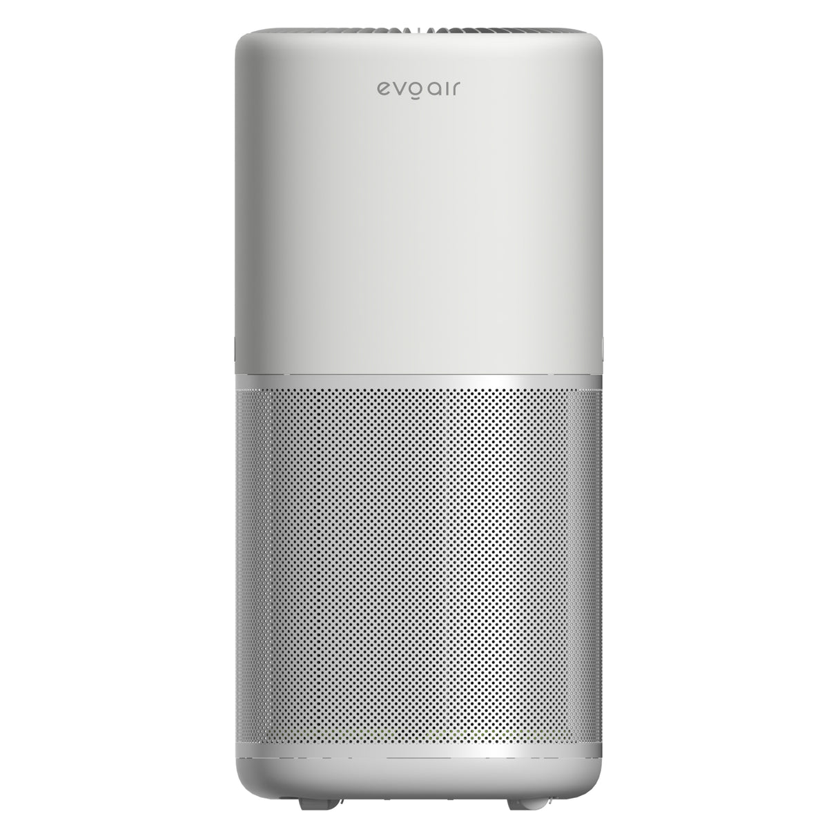 Purificator aer Evoair Aero400, Smart, Wifi, 400 m³/h, Filtru 3in1 True HEPA, Carbon Activ, Pre-filtru, Mod Auto, Mod de noapte, 3 trepte de vitezaTimer, Pana la 85 m2, Alb&Gri