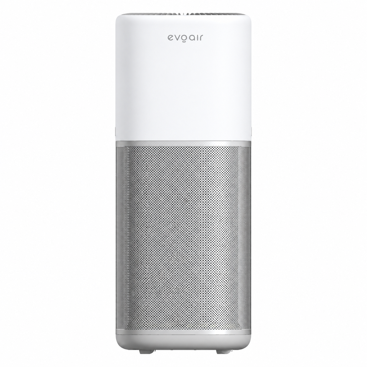 Purificator aer Evoair Aero600, Smart, Wifi, 600 m³/h, Filtru 3in1 True HEPA, Carbon Activ, Pre-filtru, Mod Auto, Mod de noapte, 3 trepte de viteza, Timer, Până la 150 m2, Alb&Gri