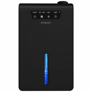 Sistem 2 in 1 Evoair, Zenith Air Smart, 1L/zi Dezumidificare, Wi-Fi, Control Aplicație, Umidificare 250ml/h, Rezervor 3.2l, Negru