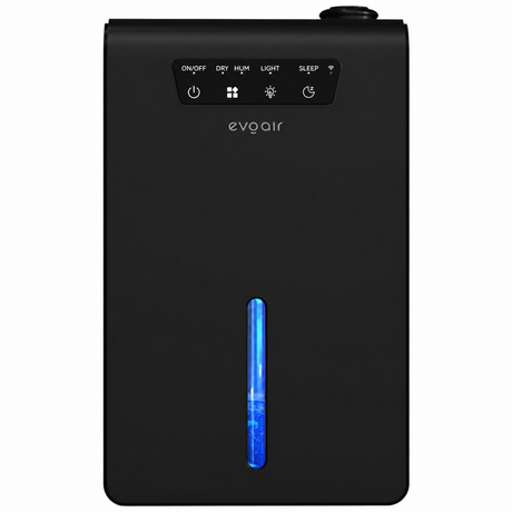 Resigilat! Sistem 2 in 1 Evoair, Zenith Air Smart, 1L/zi Dezumidificare, Wi-Fi, Control Aplicație, Umidificare 250ml/h, Rezervor 3.2l, Negru