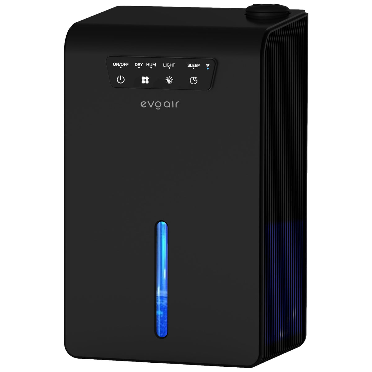 Sistem 2 in 1 Evoair, Zenith Air Smart, 1L/zi Dezumidificare, Wi-Fi, Control Aplicație, Umidificare 250ml/h, Rezervor 3.2l, Negru