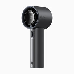 Ventilator portabil de mână JISULIFE Pro1S, autonomie 3-15h, baterie 5000mAh, 100 viteze, încărcare rapidă, Afișaj LED, Gri închis