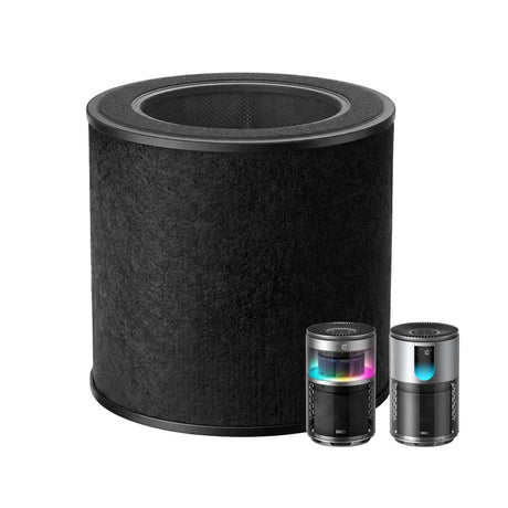 Resigilat! Filtru purificator de aer Dreo DR-HPA042 pentru purificator DR-HAP010AS, 3-în-1, Pre filtru FiberCatch, True HEPA, Carbon activ, Alb