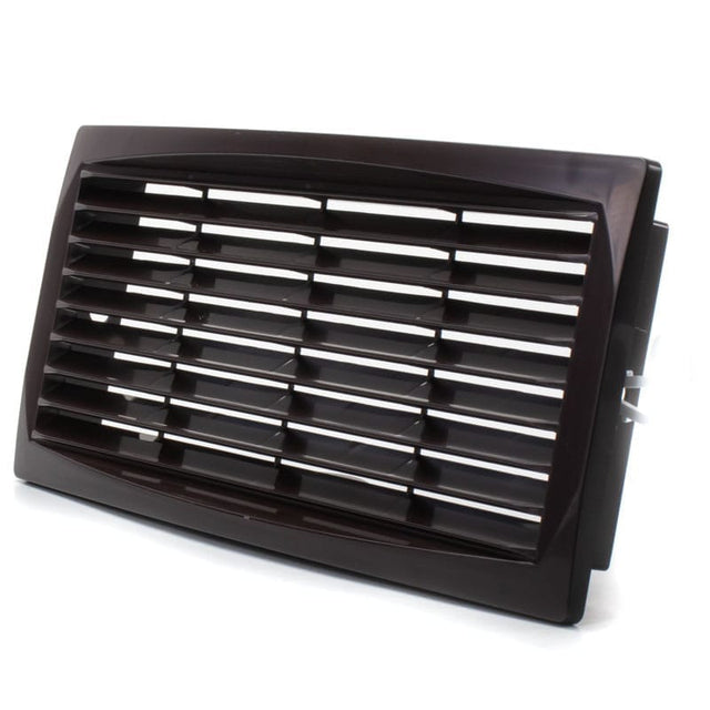 Grila ventilatie 300x135 rectangulara , exterior, Plastic ABS, Brown