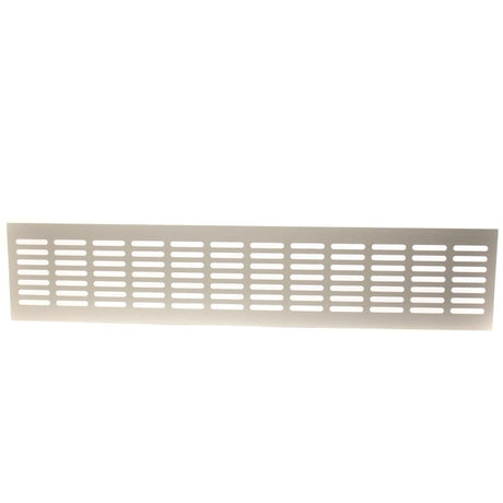 Grila ventilatie rectangulara ERA 480 x 80, montaj usa sau perete, Metal, Silver