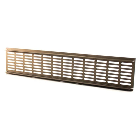 Grila ventilatie rectangulara, 480x100 , montaj usa sau perete, Metal, Dark Bronze