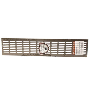 Grila ventilatie rectangulara, 480x100 , montaj usa sau perete, Metal, Dark Bronze