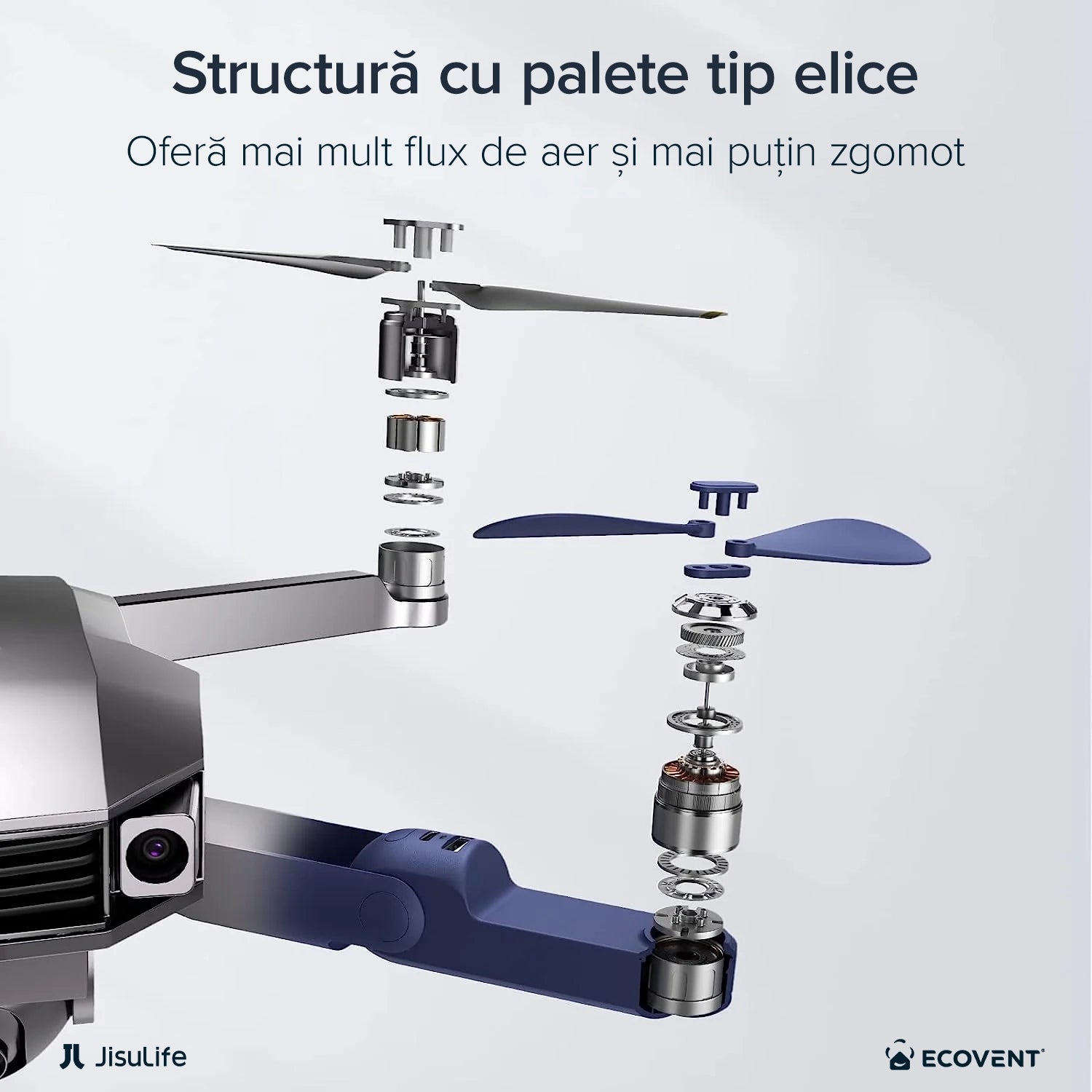 Ventilator portabil de mână JISULIFE, Life8, autonomie 12-21h, baterie 2000mAh, funcție Power Bank, lanternă LED, design pliabil, 2 viteze, încărcare rapidă, Verde mentă