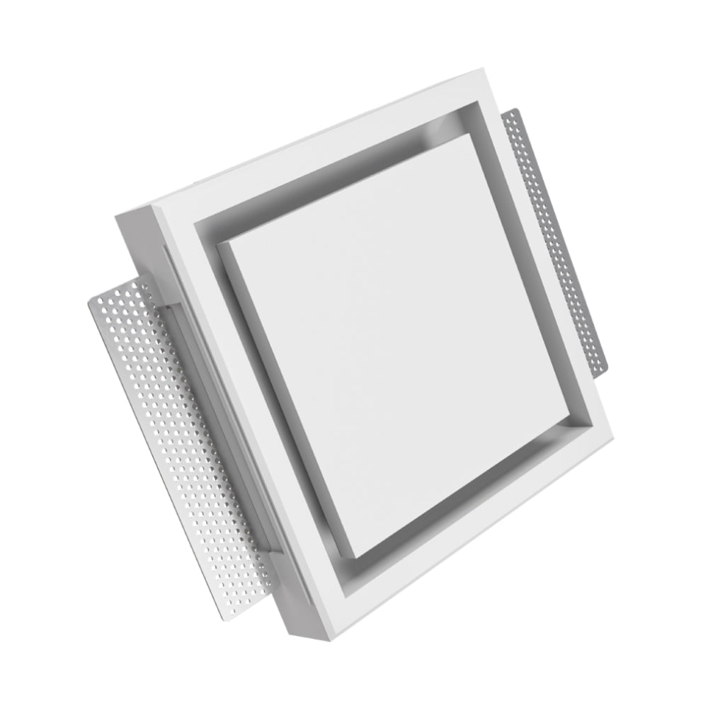 Grilă de ventilație încastrată în rigips Ergovent KVADRO100