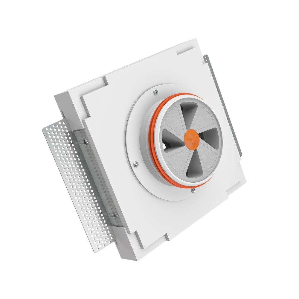 Grilă de ventilație încastrată în rigips Ergovent KVADRO125