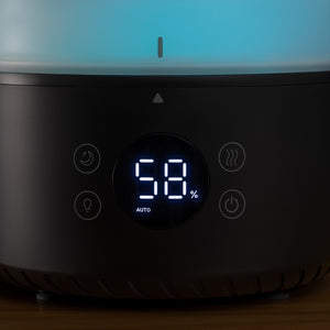 Umidificator de Aer Levoit Dual 200S PRO, SMART, WI-FI Ultrasonic, Rezervor 3l, Silentios, Aromaterapie, Functie AUTO, Autonomie 25 Ore, Design Black