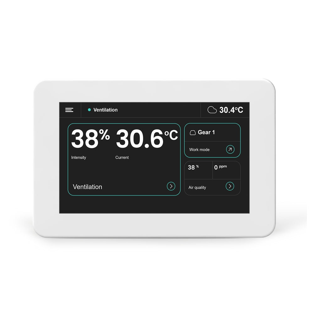 Panou de control LCD Easy cu WiFi si Bluetooth Alb
