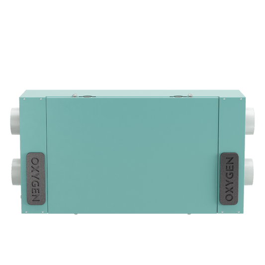 Centrala de Ventilatie cu recuperare de caldura Oxygen Easy C250 cu montaj pe tavan, Debit de aer 243 m3/h, Panou de control cu WiFi, Cu preheater adaptiv de 800W, Montaj pe dreapta