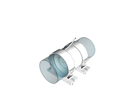 Ventilator axial de tubulatura cu set de fixare PRO 4 Garantie 2 ani, Debit 115mc/h, Motor Long Life 40000h, Ø100mm
