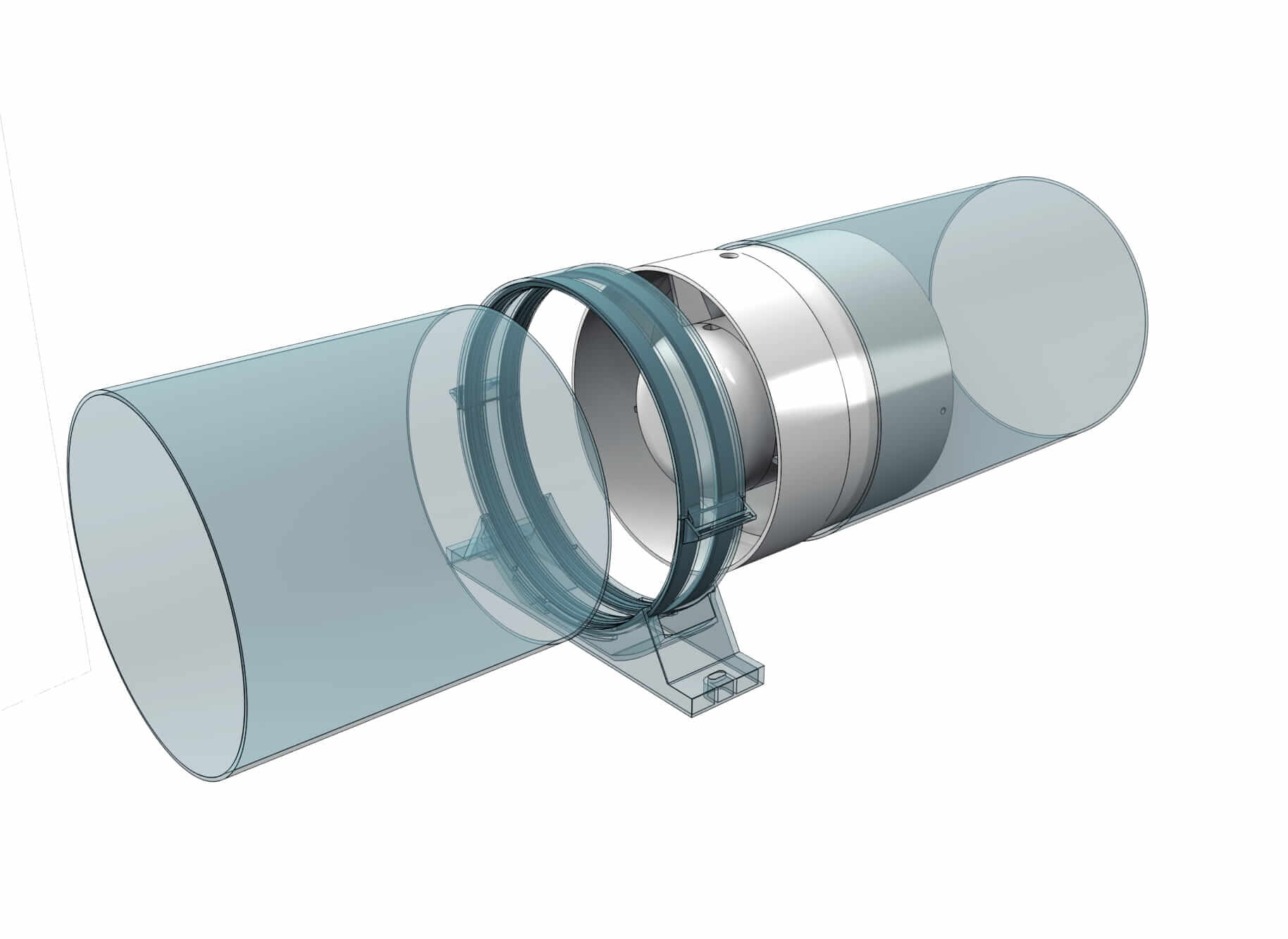 Ventilator de tubulatura axial PROFIT 150, Debit 280 mc/h