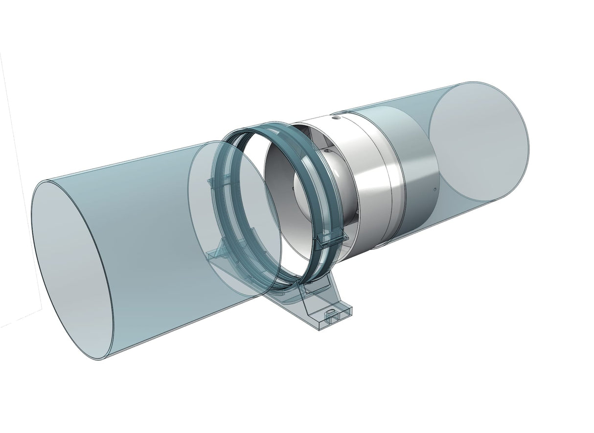 Ventilator de tubulatura axial PROFIT 4, Debit 107 mc/h
