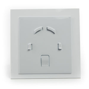 Panou frontal din plexi pentru ventilator baie dRim, White Gloss