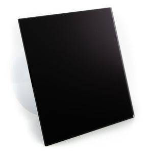 Panou frontal din sticla pentru ventilator baie dRim, Negru