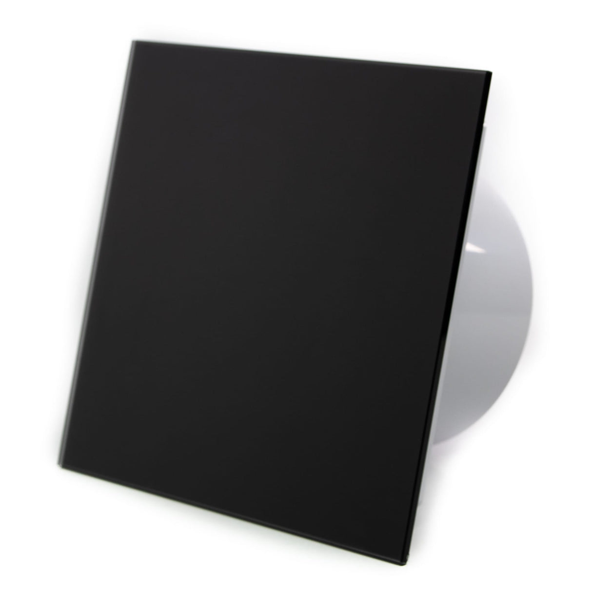 Panou frontal din sticla pentru ventilator baie dRim, Negru
