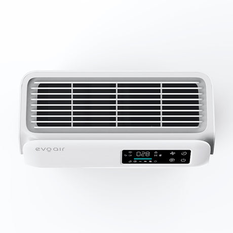 Resigilat! Purificator de aer Evoair HOMI P300, CADR 300m³/h, WI-FI, Filtru True Hepa, Carbon Activ, Prefiltru, Mod Auto, Lampă UV, Ionizare, 6 Moduri Funcționare, Senzor Caliate Aer, Alb
