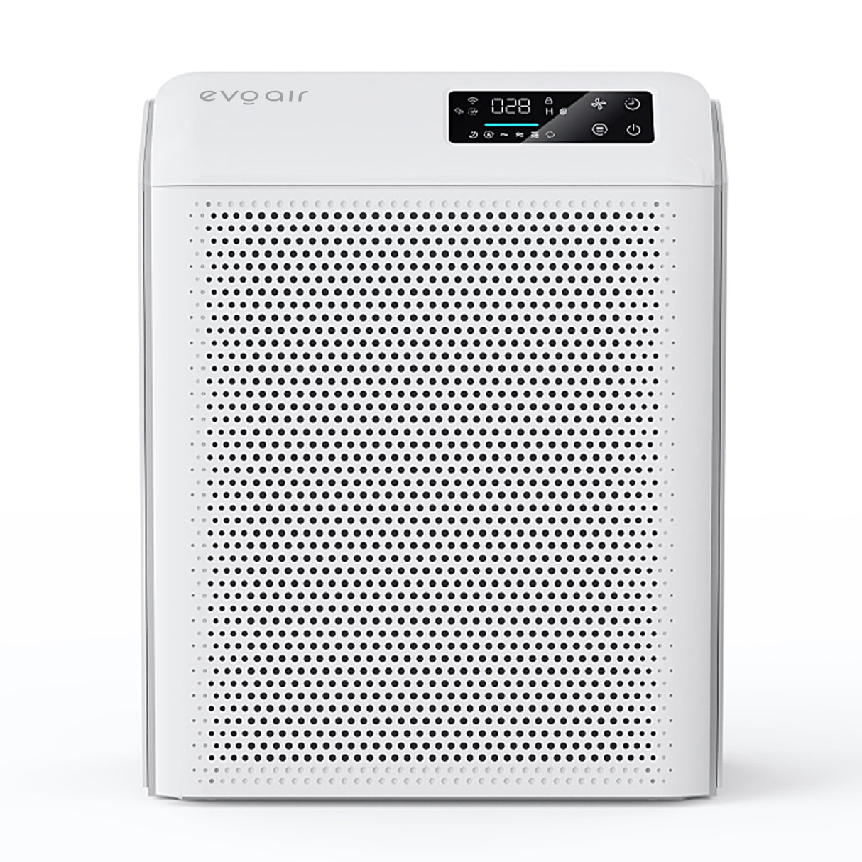 Purificator de aer Evoair HOMI P300, CADR 300m³/h, WI-FI, Filtru True Hepa, Mod Auto, Lampa UV, Ionizare, 6 Moduri Functionare, Senzor Calitate Aer, Alb