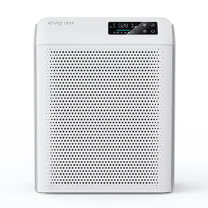 Purificator de aer Evoair HOMI P300, CADR 300m³/h, WI-FI, Filtru True Hepa, Mod Auto, Lampa UV, Ionizare, 6 Moduri Functionare, Senzor Calitate Aer, Alb