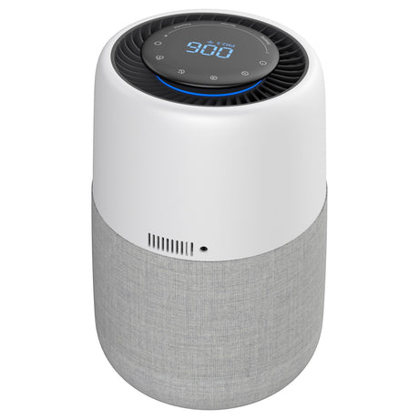 Resigilat! Purificator de aer Evoair, Joy, Wi-Fi, Filtru 4in1, True Hepa, Carbon Activ, Prefiltru Textil, 10 viteze, Monitorizare PM2.5, Mod Noapte, Blocare Ecran, Lumină Ambientală, Gri - Filtru desfăcut