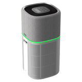 Purificator de aer Evoair, Soft, Wi-Fi, Filtru 4in1, True Hepa, Carbon Activ, Prefiltru Textil, 10 viteze, Senzor Temperatură și Umiditate, Mod Noapte, Avertizare Filtru, Lumină Ambientală, Gri