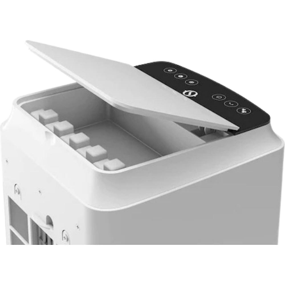 Resigilat! Racitor Aer Portabil - Peler 4D, Timer, Panou Comanda Touch Screen, Volum Rezervor Apa 4L + 2 Pastile de Răcire GRATIS