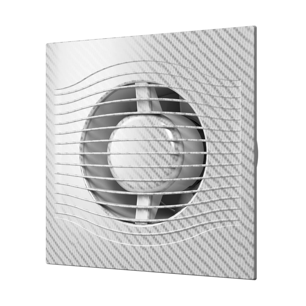 Ventilator baie SLIM 4C Ø100, Super Silent, Clapeta antiretur, Garantie 2 ani, Motor Long Life 40000h, Debit 90mc/h, Gray Metal