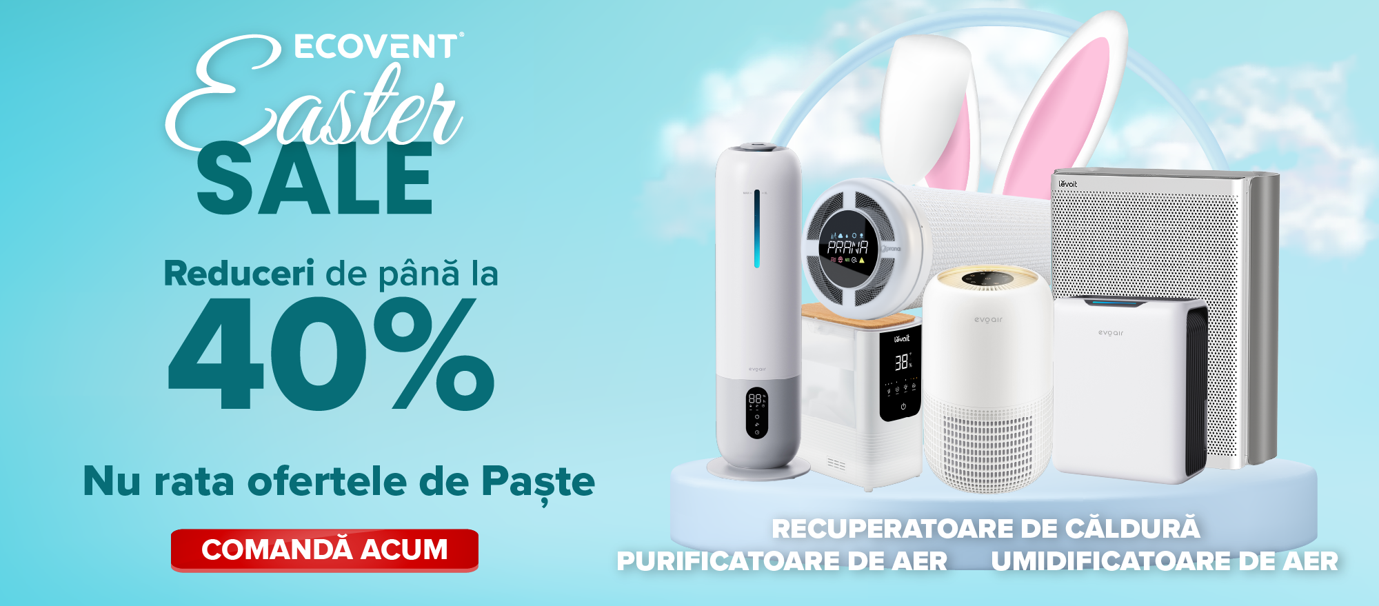 Easter Sale la Ecovent.ro
