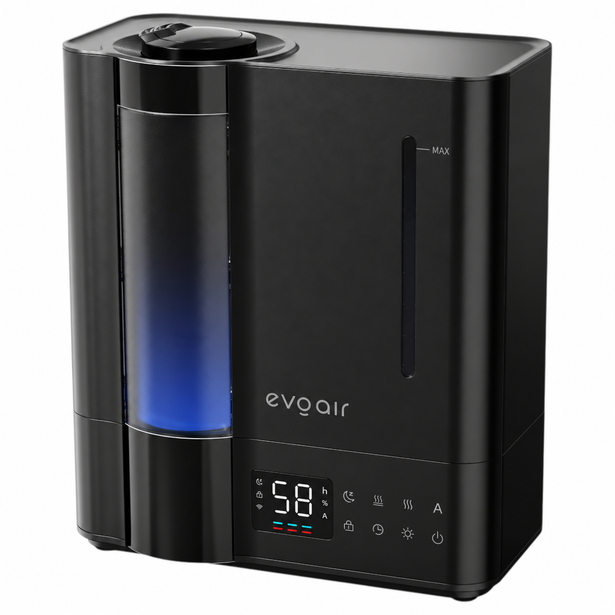 Umidificator Evoair MistoDuo – vedere din dreapta