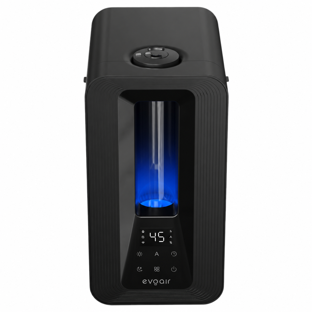 Resigilat! Umidificator Evoair Misto Smart, Wifi, Rezervor 5 L, Capacitate de umidificare 250 ml/h, Senzor de Umiditate, Lumină ambientală RGB, Negru