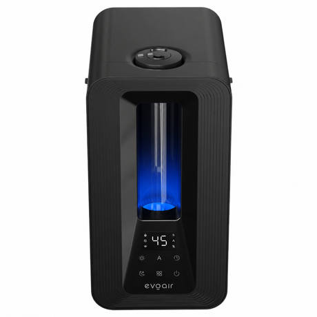 Umidificator Evoair Misto Smart, Wifi, Rezervor 5 L, Capacitate de umidificare 250 ml/h, Senzor de Umiditate, Lumină ambientală RGB, Negru