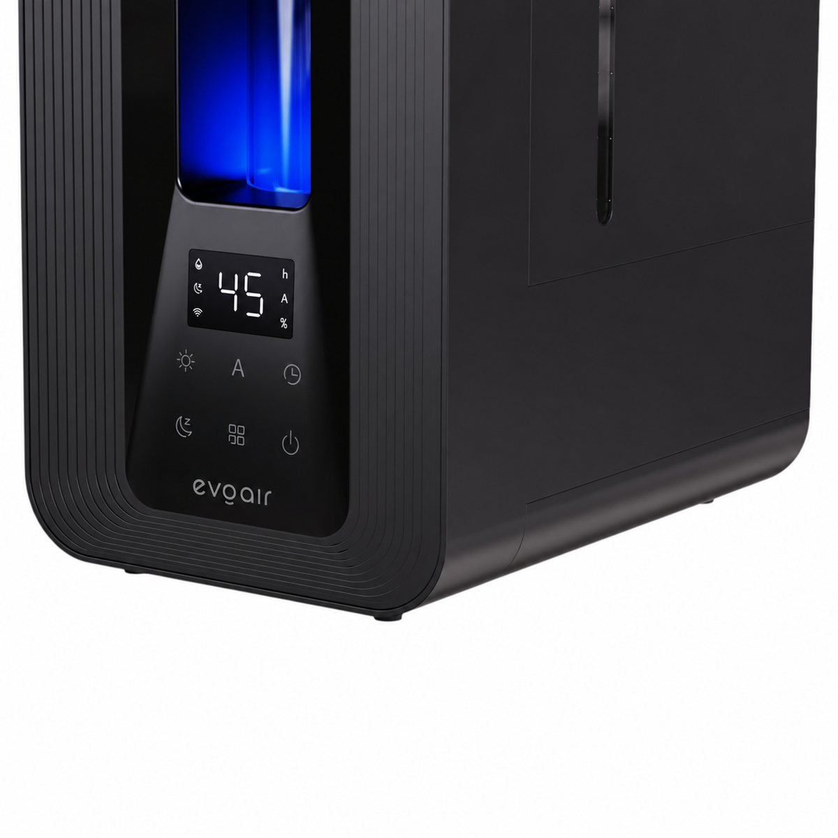 Resigilat! Umidificator Evoair Misto Smart, Wifi, Rezervor 5 L, Capacitate de umidificare 250 ml/h, Senzor de Umiditate, Lumină ambientală RGB, Negru