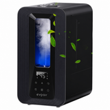 Resigilat! Umidificator Evoair Misto Smart, Wifi, Rezervor 5 L, Capacitate de umidificare 250 ml/h, Senzor de Umiditate, Lumină ambientală RGB, Negru
