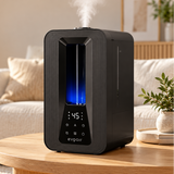 Umidificator Evoair Misto Smart, Wifi, Rezervor 5 L, Capacitate de umidificare 250 ml/h, Senzor de Umiditate, Lumină ambientală RGB, Negru