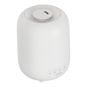 Umidificator Evoair UMIVA 3000 Rezorvor 3L, Capacitate de umidificare 300ml/h, Senzor umiditate, Mod Auto, Autonomie >8 ore, Indicator umiditate și temperatură, Alb