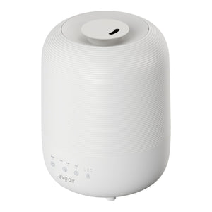 Umidificator Evoair UMIVA 3000 Rezorvor 3L, Capacitate de umidificare 300ml/h, Senzor umiditate, Mod Auto, Autonomie >8 ore, Indicator umiditate și temperatură, Alb