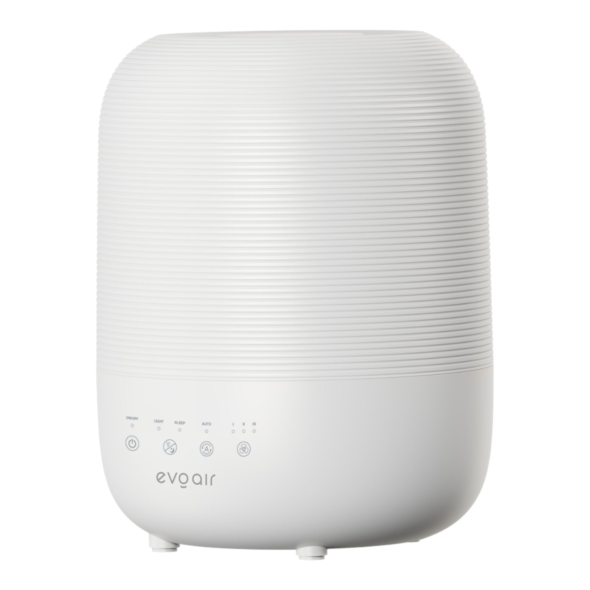 Umidificator Evoair UMIVA 3000 Rezorvor 3L, Capacitate de umidificare 300ml/h, Senzor umiditate, Mod Auto, Autonomie >8 ore, Indicator umiditate și temperatură, Alb