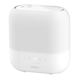 Umidificator Evoair UMIVA 4700 Smart, Wifi, Rezervor 4.8L, Capacitate de umidificare 400ml/h, Senzor umiditate, Mod Auto, Autonomie ≥9.5 ore, Aromateriapie, Indicator umiditate și temperatură, Alb
