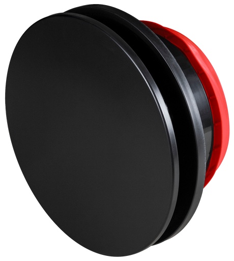 Anemostat directional Awenta, rotund VAK125CZ, Ø125, negru mat