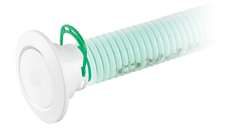Anemostat rotund de admisie, Awenta, VAN90, Ø90 mm, Alb