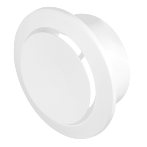 Anemostat rotund de admisie direct plug, Awenta, VAN75, Ø75 mm, Alb