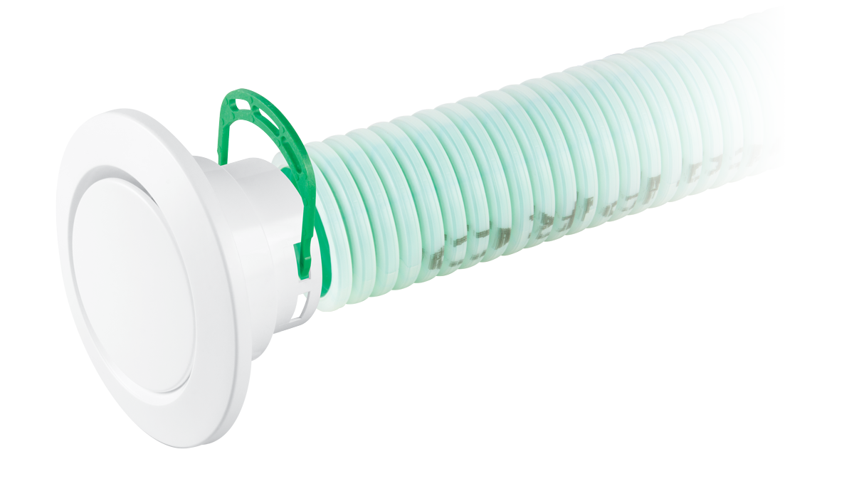 Anemostat direct plug Ø75, evacuare rotund Ø125 Awenta