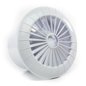 Ventilator baie cu montaj in tavan aRid Ø 150, Debit 257 m3/h, Garantie 2 ani, Alb+CADOU clapeta antiretur